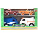 4 Piece Cartoon Car Set    